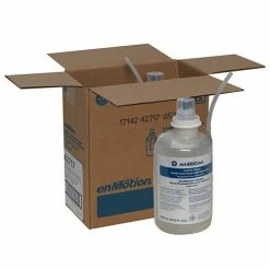 Best Sale ⌛ Counter Mount Soap Dispenser Refills, Dye And Fragrance Free, 1,800 ML/Bottle, 2 Bottles/Case 🌟