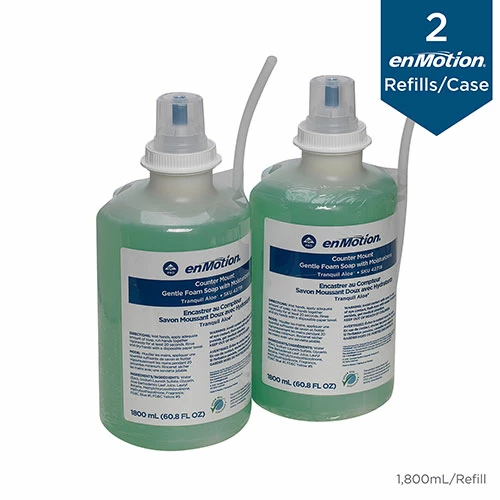 Brand new ✔️ Counter Mount Soap Dispenser Refills, Tranquil Aloe®, 1,800 ML/Bottle, 2 Bottles/Case ❤️ - Image 4