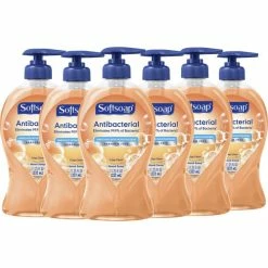 Best Pirce 🤩 Antibacterial Soap Pump - Crisp Clean Scent - 11.3 Fl Oz (332.7 ML) - Pump Bottle Dispenser - 6 / Carton 🎁