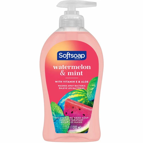 Best Sale ๐ Watermelon Hand Soap - Watermelon & Mint Scent - 11.3 Fl Oz (332.7 ML) - Pump Bottle Dispenser - Bacteria Remover, Dirt Remover - Hand, Skin - Pink - Refillable, Recyclable, Paraben-free, Phthalate-free, Biodegradable - 1 Each โค๏ธ