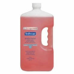 Outlet 😍 Antibacterial Liquid Hand Soap Refill, Crisp Clean, Pink, 1gal Bottle, 4/Carton 👍