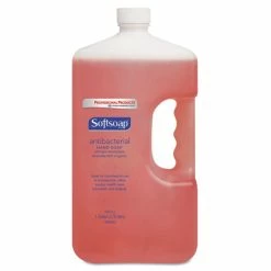 Flash Sale 🧨 Antibacterial Liquid Hand Soap Refill, Crisp Clean, Pink, 1gal Bottle ❤️