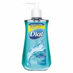 Promo 🎉 Dial Antibacterial Liquid Hand Soap, Spring Water, 7.5 Oz Bottle, 12/Carton ✨