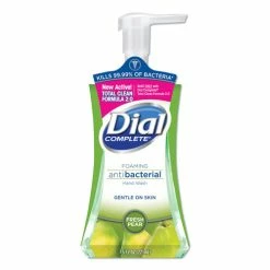 Deals 💯 Dial Antibacterial Foaming Hand Wash, Fresh Pear, 7.5 Oz Pump Bottle, 8/Carton 👏