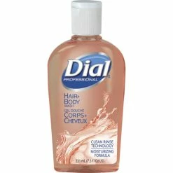 Best Pirce 😀 Dial Hair Plus Body Wash - Peach Scent - 7.5 Fl Oz (221.8 ML) - Flip Top Bottle Dispenser - Bacteria Remover - Hair, Body - Orange - 1 Each 🔥