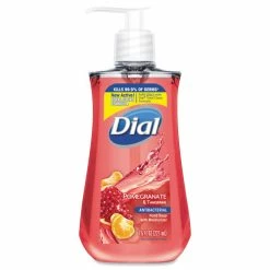 Wholesale 😀 Dial Antibacterial Liquid Soap, 7.5 Oz Pump Bottle, Pomegranate And Tangerine, 12/Carton 🎁