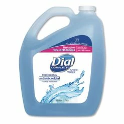 Cheapest 👍 Dial Antimicrobial Foaming Hand Wash, Spring Water, 1 Gal Bottle, 4/Carton 😀