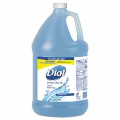 Budget 😉 Dial Antimicrobial Liquid Hand Soap, Spring Water Scent, 1 Gal Bottle, 4/Carton 😀