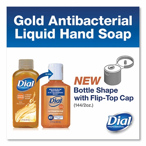 Hot Sale ๐คฉ Dial Gold Antibacterial Liquid Hand Soap, Floral, 2 Oz, 144/Carton ๐ - Image 2