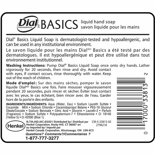 New โค๏ธ Basics Liquid Hand Soap - 16 Fl Oz (473.2 ML) - Hand, Healthcare, School, Office, Restaurant, Daycare - Green - 1 Each ๐ - Image 2