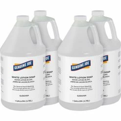 Coupon ๐ Lotion Soap, 1 Gal (3.8 L), Ink Remover, Oil Remover, Dirt Remover, Grease Remover, Grime Remover, Carbon Remover, Hand, Skin, White, Pleasant Scent, 4/Carton ๐